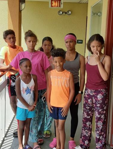 7 of Georgina and Ty's 8 children